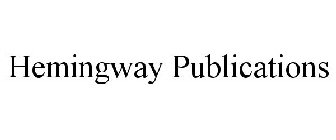 HEMINGWAY PUBLICATIONS