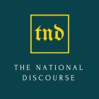 THE NATIONAL DISCOURSE