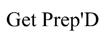 GET PREP'D