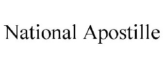 NATIONAL APOSTILLE