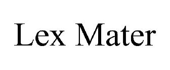 LEX MATER