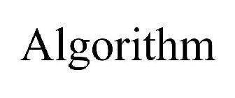 ALGORITHM