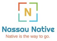 N NASSAU NATIVE NATIVE IS THE WAY TO GO.