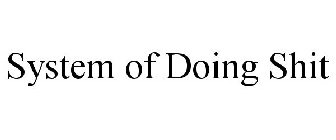 SYSTEM OF DOING SHIT