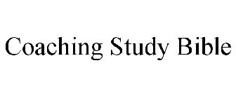 COACHING STUDY BIBLE