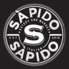 SÀPIDO EATERY AND MARKET EST 2015 S ITALIAN SÀPIDOIAN SÀPIDO