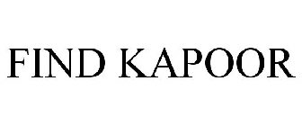 FIND KAPOOR