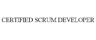 CERTIFIED SCRUM DEVELOPER