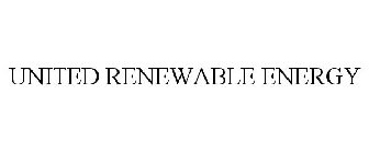 UNITED RENEWABLE ENERGY