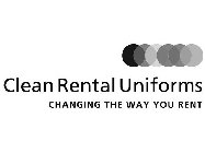 CLEAN RENTAL UNIFORMS CHANGING THE WAY YOU RENT