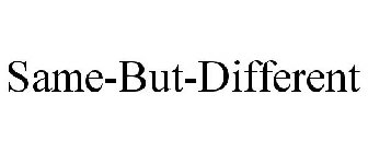 SAME-BUT-DIFFERENT