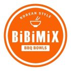 KOREAN STYLE BIBIMIX BBQ BOWLS