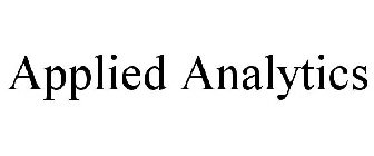 APPLIED ANALYTICS