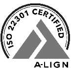 ISO 22301 CERTIFIED A-LIGN