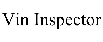 VIN INSPECTOR