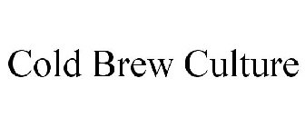 COLD BREW CULTURE
