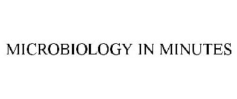 MICROBIOLOGY IN MINUTES