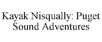 KAYAK NISQUALLY PUGET SOUND ADVENTURES