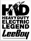 HD HEAVY DUTY ELECTRIC LEGEND LEEBOY