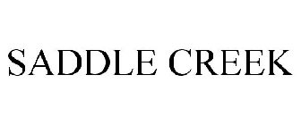 SADDLE CREEK