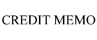 CREDIT MEMO