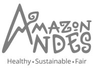 AMAZON ANDES HEALTHY · SUSTAINABLE · FAIR