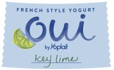 FRENCH STYLE YOGURT OUI BY YOPLAIT KEY LIME