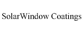 SOLARWINDOW COATINGS