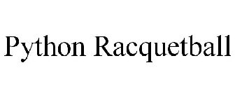 PYTHON RACQUETBALL