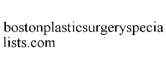 BOSTON PLASTIC SURGERY SPECIALISTS