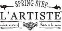 L'ARTISTE SPRING STEP COLORÉ CRÉATIF PEINTS À LA MAINNTS À LA MAIN