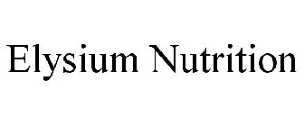 ELYSIUM NUTRITION