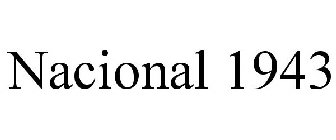 NACIONAL 1943
