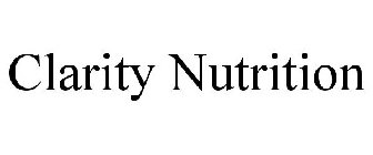 CLARITY NUTRITION