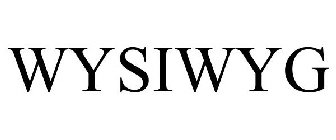 WYSIWYG