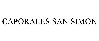 CAPORALES SAN SIMÓN