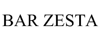 BAR ZESTA