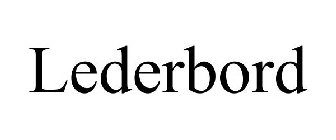 LEDERBORD