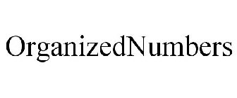 ORGANIZEDNUMBERS