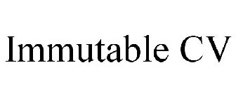 IMMUTABLE CV