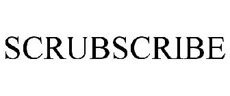 SCRUBSCRIBE