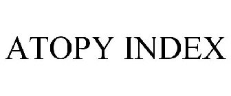 ATOPY INDEX