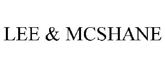 LEE & MCSHANE