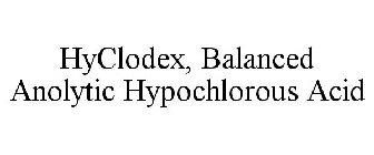 HYCLODEX BALANCED ANOLYTIC HYPOCHLOROUS ACID