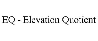 EQ - ELEVATION QUOTIENT