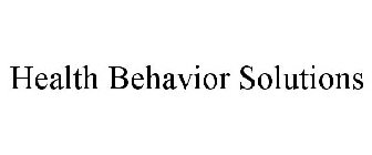 HEALTH BEHAVIOR SOLUTIONS