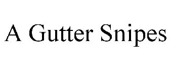 A GUTTER SNIPES