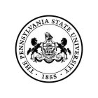 THE PENNSYLVANIA STATE UNIVERSITY 1855 VIRTUE LIBERTY AND INDEPENDENCE