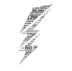 BEIJING, LONDON, RIO, 2008, 20012, 2016