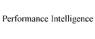 PERFORMANCE INTELLIGENCE